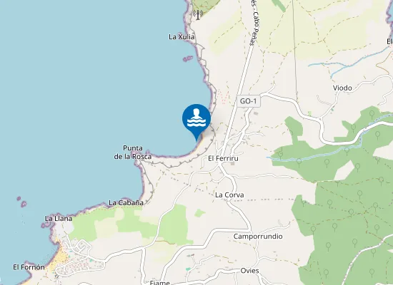 Map of Playa Carnera