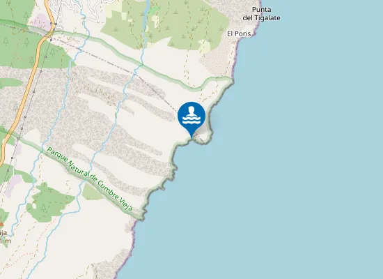Map of Playa El Rio