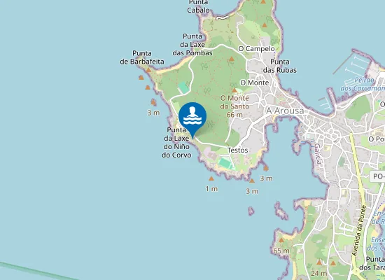 Map of A Praíña das Abellas