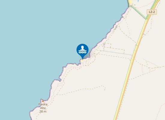 Map of Los Charcones