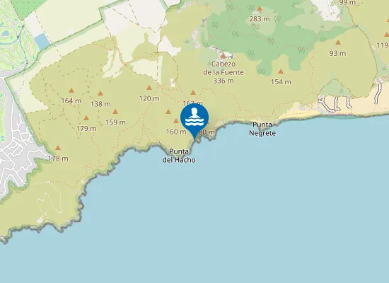 Map of Cala del Reventón
