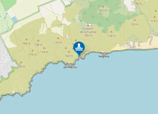 Map of Cala del Muerto