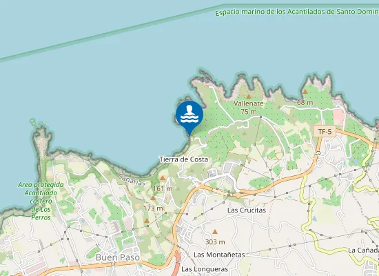 Map of Playa De Santo Domingo