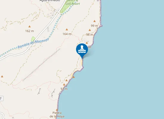 Map of Cala de Bordenares