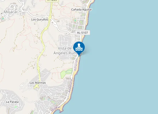 Map of Playa de Vista de los Ángeles