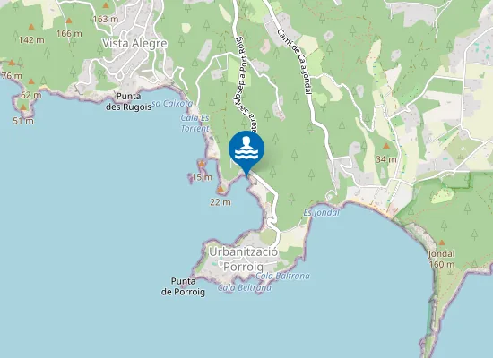 Map of Cala Es Cuco
