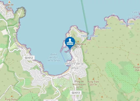 Map of Platja de Port de Reig