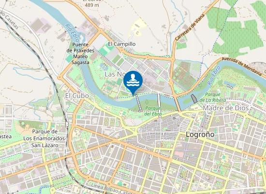 Map of Playa del ebro