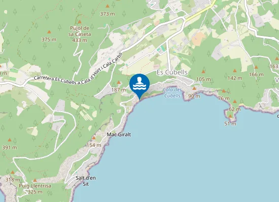 Map of Platjeta de S'Ullastre