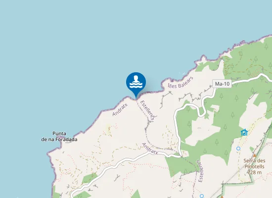 Map of Platja De Sa Clota