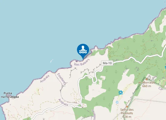 Map of platjola de sa Figuera