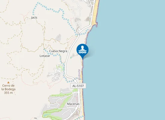 Map of Playa La Mena