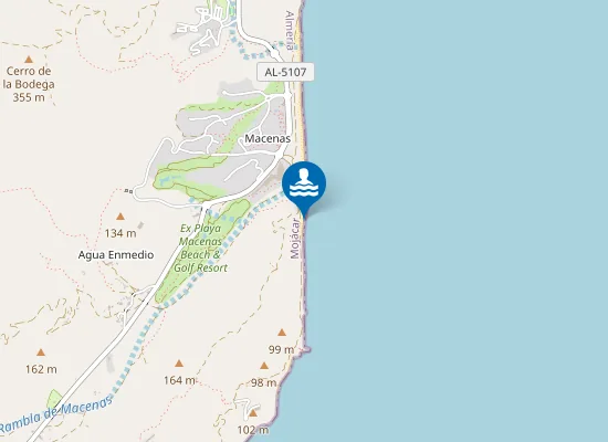 Map of Playa El Perulejo