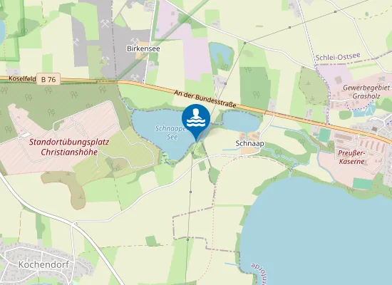 Map of GROSSER SCHNAAPER SEE SCHNAAP