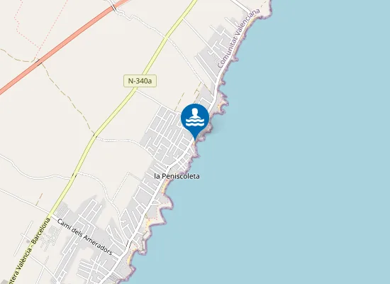 Map of Cala del Pastor