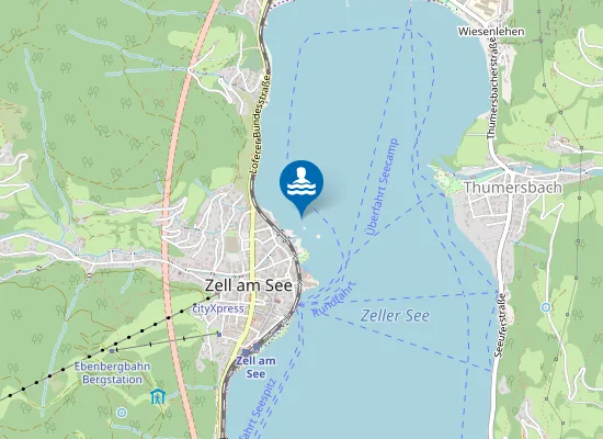 Map of ZELLER SEE, ZELL AM SEE