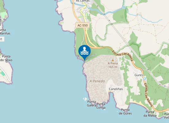 Map of Praia do Rego