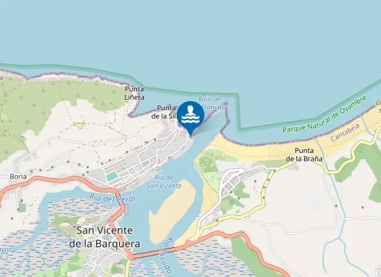 Map of Ensenada de la Barra