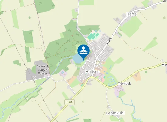 Map of HOLTSEE GEMEINDEBADESTELLE HOLTSEE