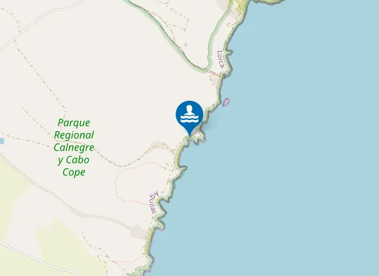 Map of Playa Del Pozo De Las Huertas