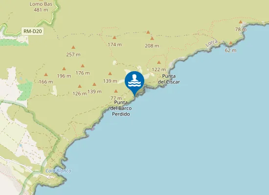 Map of Cala Junquera