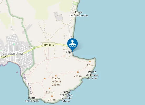 Map of Playa Ensenada de la Fuente