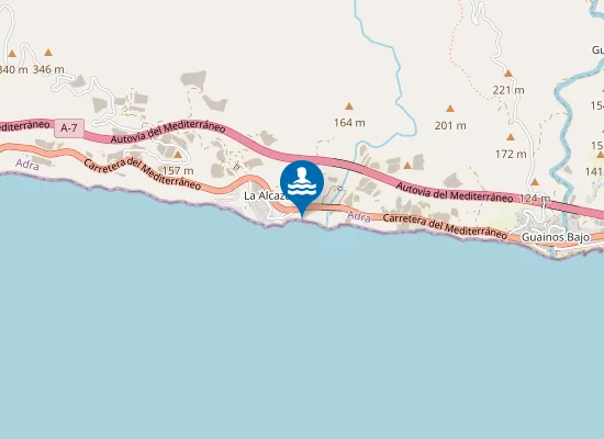 Map of Playa de la Barbacoa