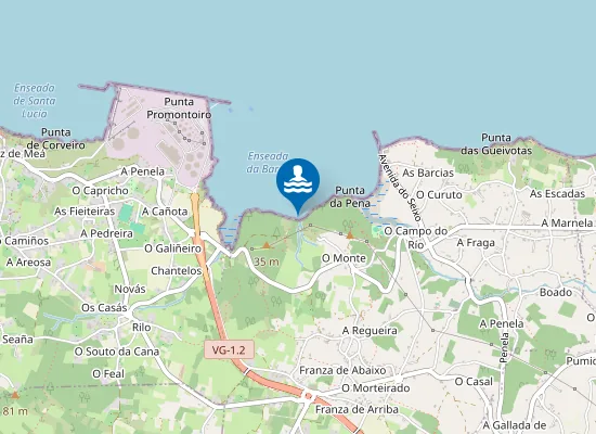 Map of Praia de Noville