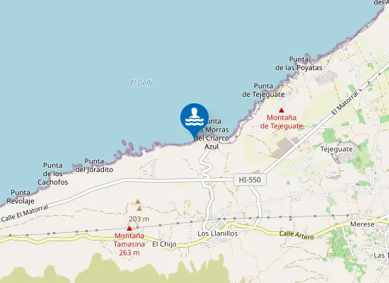 Map of Playa Los Llanillos