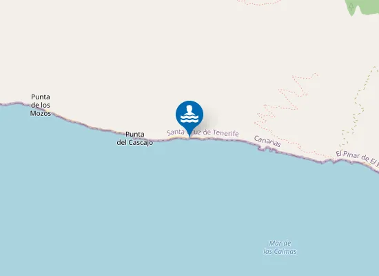 Map of Playa De Tejeda