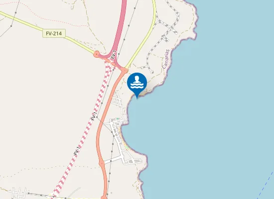 Map of Playa de Barlovento