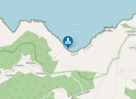 Map of Praia de Cortes