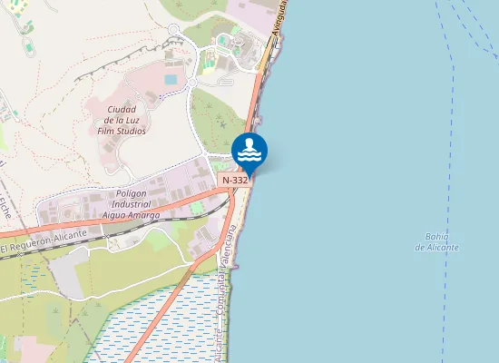 Map of Platja d'Aigua Amarga