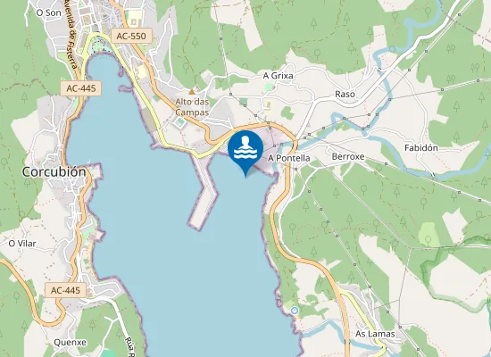 Map of Praia de Brens