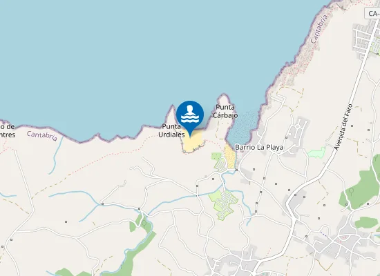 Map of Playa de Antuerta