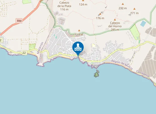Map of Cala Tabaco
