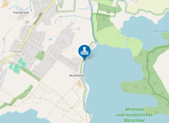 Map of WESTENSEE WULFSFELDE