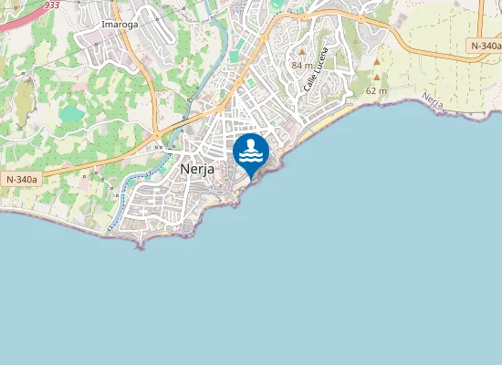Map of Playa del Chorrillo
