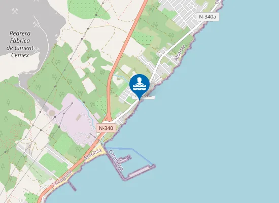 Map of Caleta Aquilón