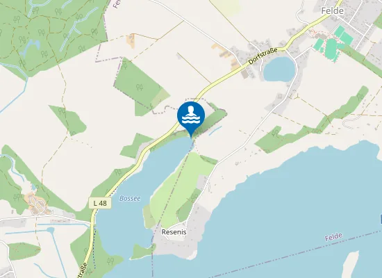 Map of BOSSEE GEMEINDEBADESTELLE BOSSEE
