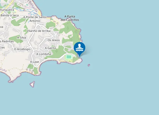 Map of Praia da Insuíña