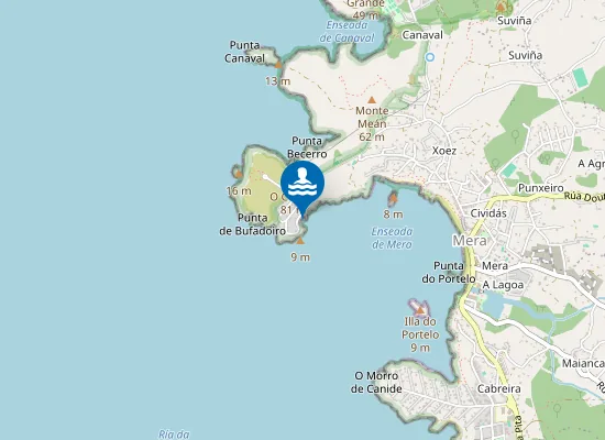 Map of Cala do Xunqueiro