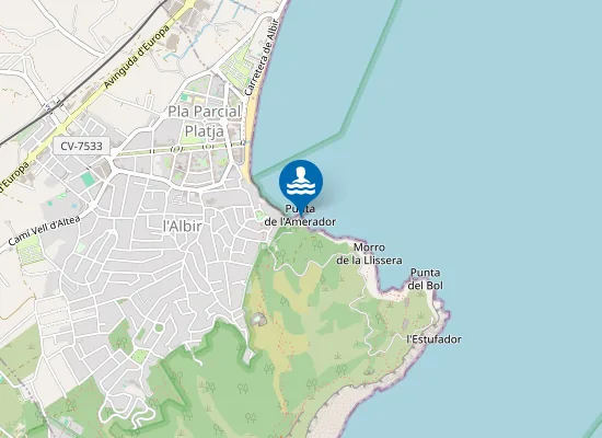 Map of Platgeta del Metge