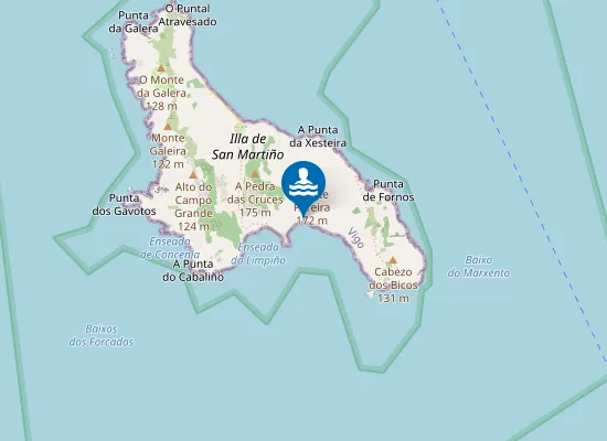 Map of A Area Vella