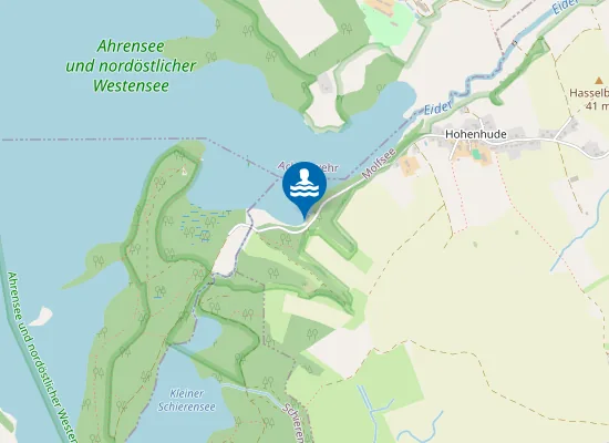 Map of WESTENSEE HOHENHUDE