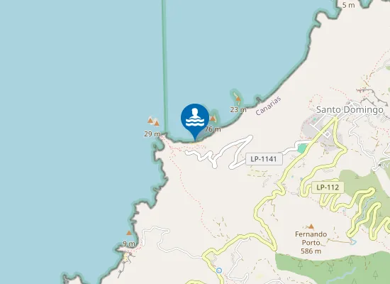 Map of Playa De Bujarén