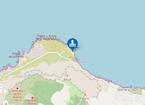 Map of Playa Arenas Blancas