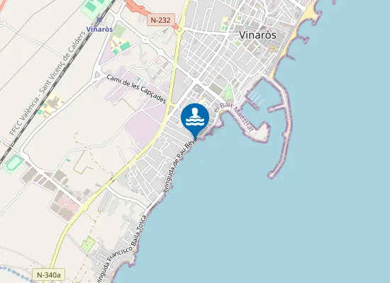 Map of Cala del Fondo de Bola