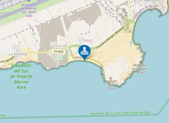 Map of La Tejita