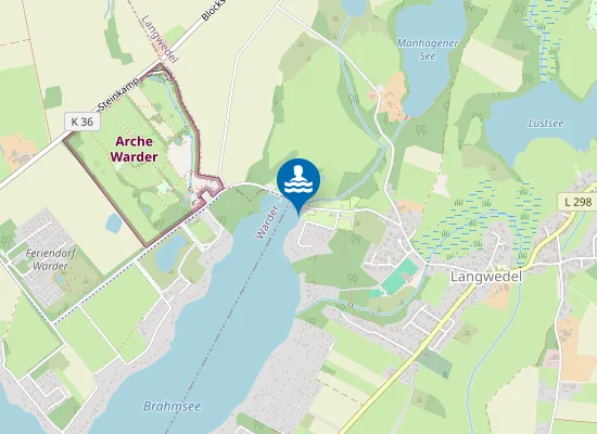 Map of BRAHMSEE FISCHERSIEDLUNG